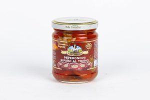 Peperoncini ripieni al tonno ml. 212 - Bella Contadina