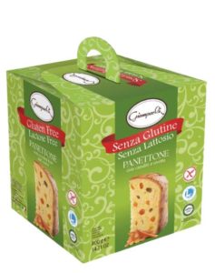 Panettone con uvetta e canditi senza glutine/senza lattosio gr. 400 Giampaoli